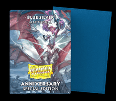 Dragon Shield - Blue Silver - Dual Matte - Anniversary Special Edition Standard Size